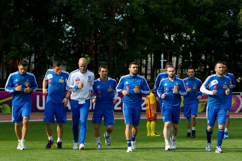 Euro 2012: Η προπόνηση της Εθνικής