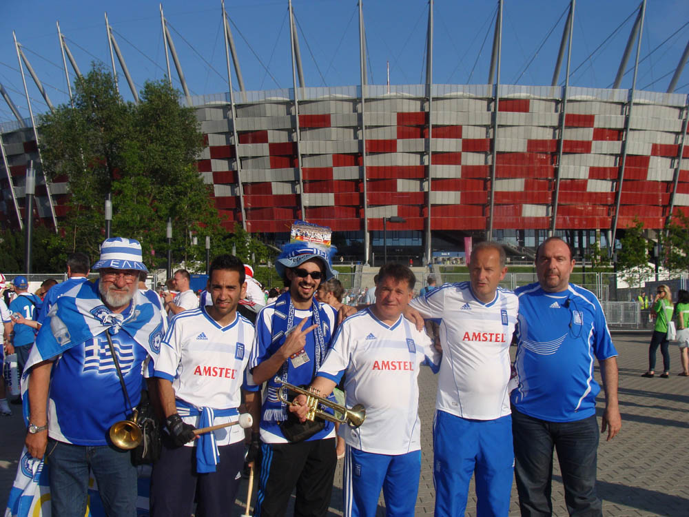 Euro 2012: Εικόνες από την εξέδρα