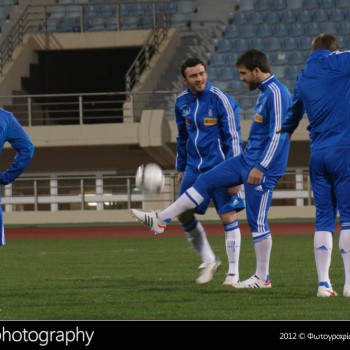 Η προπόνηση των διεθνών στο Παγκρήτιο