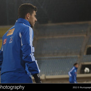 Η προπόνηση των διεθνών στο Παγκρήτιο