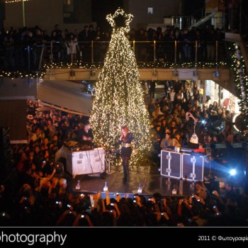 Φωταγώγηση στο Talos Plaza