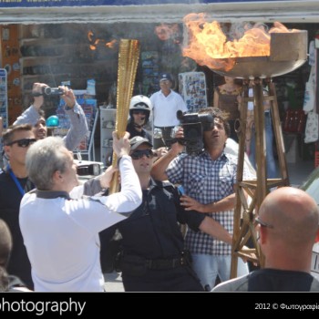 Η Ολυμπιακή Φλόγα στο Ηράκλειο