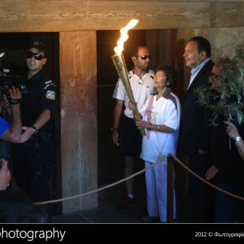 Η Ολυμπιακή Φλόγα στο Ηράκλειο