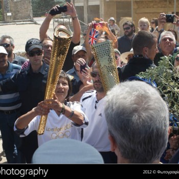 Η Ολυμπιακή Φλόγα στο Ηράκλειο