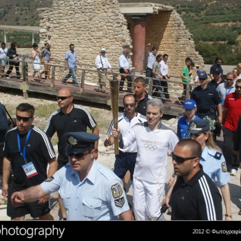 Η Ολυμπιακή Φλόγα στο Ηράκλειο