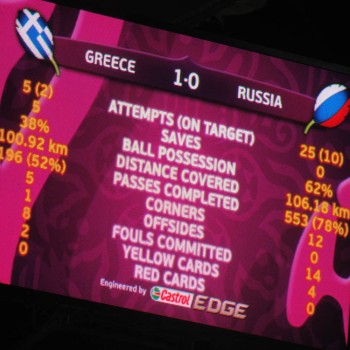 Euro 2012: Εικόνες από την εξέδρα