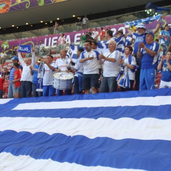 Euro 2012: Εικόνες από την εξέδρα