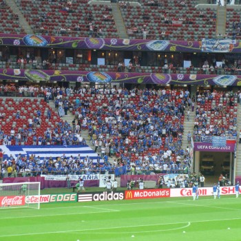 Euro 2012: Εικόνες από την εξέδρα