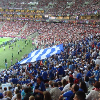 Euro 2012: Εικόνες από την εξέδρα