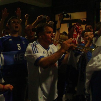 Euro 2012: Εικόνες από την εξέδρα