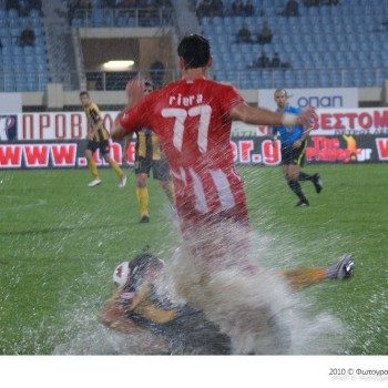 Εργοτέλης - Ολυμπιακός: διακοπή