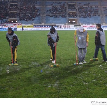 Εργοτέλης - Ολυμπιακός: διακοπή