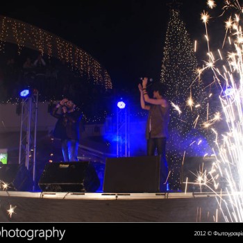 Φωταγώγηση στο Talos Plaza