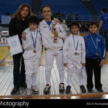 Περιφερειακοί Αγώνες Ξιφασκίας 2012 από τον ΑΟ Θησέα