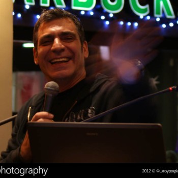 Ο Γιάννης Σερβετάς στο Talos Plaza