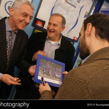 Ζαγοράκης και Νταμπίζας στο μουσείο της Εθνικής