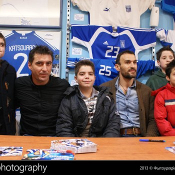 Ζαγοράκης και Νταμπίζας στο μουσείο της Εθνικής