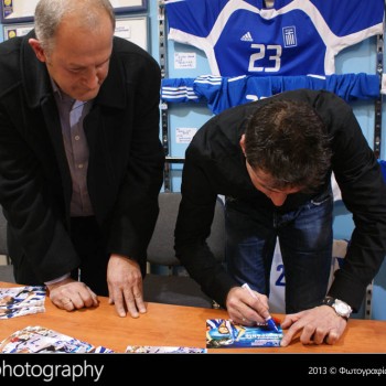 Ζαγοράκης και Νταμπίζας στο μουσείο της Εθνικής