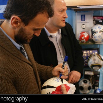 Ζαγοράκης και Νταμπίζας στο μουσείο της Εθνικής